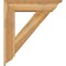 Ekena Millwork Traditional Traditional Rough Sawn Bracket w/ Offset Brace, Western Red Cedar, 8"W x 32"D x 36"H BKT0806X32X36TRA01RWR - alternate 4